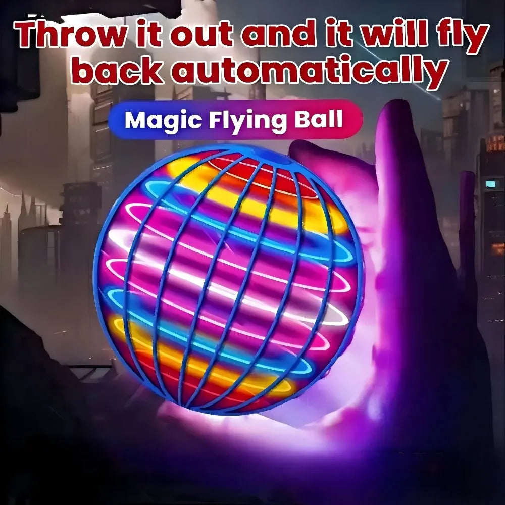 Magic Flying Ball Toy Automatic Obstacle Avoidance UFO Boomerang Spinner Ball Toys for Adults Kids Gift for Boys and Girls
